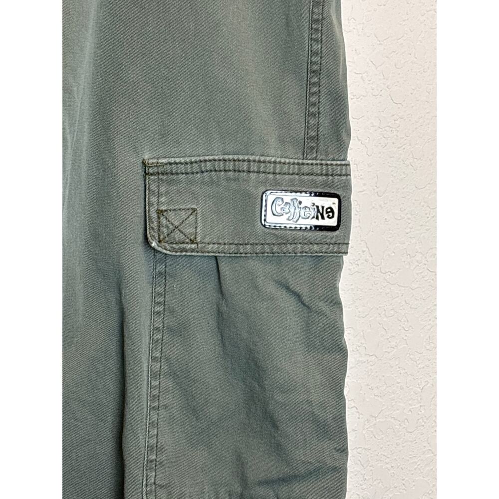 Vintage Caffeine Skater Pants Men’s L Baggy Wide Leg Y2K 90s Cargo - Picture 5 of 16